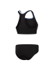 Speedo Placement Bikini zweiteiler Badeanzug in schwarz