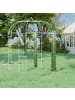 relaxdays Rosenpavillon in Braun - (B)211 x (H)269 x (T)211 cm