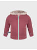 OrganicEra Baby Kapuzen-Sweatjacke in Bordeaux Melange