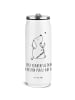 Mr. & Mrs. Panda Sport Trinkflasche Hund Liebe mit Spruch in Weiß