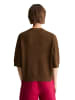 Marc O'Polo DENIM Kurzarm-Pullover relaxed in Umbra Brown
