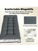 Outsunny Sitzkissen in Dunkelgrau 198L x 65B x 13H cm