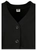 Urban Classics Urban Classics Damen Ladies Organic Oversized Short Terry Cardigan in black