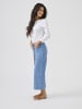 ONLY Jeans mit weitem Bein in Medium Blue Denim