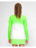 BIDI BADU Crew Gradiant Junior Longsleeve - neon green, white in Neongrün/Weiß