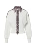 MARC CAIN SPORTS  Sweatjacke in ecru braun - 0001