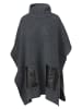 KOROSHI GESTRICKTER ROLLKRAGENPULLOVER in grau