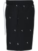 Urban Classics Urban Classics Badeshorts in black/palmtree