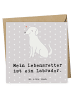 Mr. & Mrs. Panda Deluxe Karte Labrador Lebensretter mit Spruch in Grau Pastell