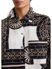 Marc O'Polo Print-Leinenbluse regular in multi/ white cotton
