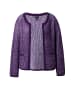 Ulla Popken Strickjacke in dunkelviolett