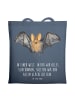 Mr. & Mrs. Panda büchertasche Fledermaus Flügel mit Spruch in Indigo Blue