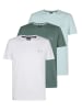 Petrol Industries 3er-Pack Jersey-T-Shirts Salsa
