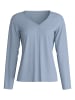 Calida Shirt langarm in Aura Blue