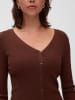 Vero Moda V-Ausschnitt Cardigan mit Knopfleiste in Potting Soil