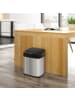 HOMCOM Elektrischer Mülleimer in Silber 33L x 25B x 42,5H cm
