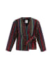 IZIA Damen Wickeljacke in Mehrfarbig Schwarz