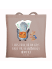 Mr. & Mrs. Panda Tragetasche Pinguin & Maus Wanderer mit Spruch in Braun Pastell