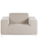 Beliani 2er-Set Sessel ROVIGO in Beige/Weiß