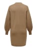 ONLY Carmakoma Strickkleid in Toasted Coconut