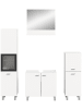 ebuy24 Badmöbelset Boston Weiß 137 x 33 cm
