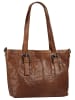 SPIKES & SPARROW Shopper echt Leder in cognac