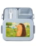 Mr. & Mrs. Panda MEPAL Bentobox Igel Blumen Design ohne Spruch in Blau Pastell