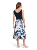 Vera Mont Cocktailkleid mit ausgestelltem Rock in Patch Dark Blue/Dark Blue