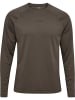Hummel T-Shirt Raglanärmel Hmlmomentum Herren in MAJOR BROWN