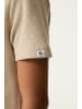 Garcia Poloshirt Kurzarm aus Strukturmaterial in dune