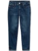 sheego Skinny Jeans in dark blue denim