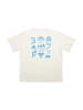 DillySocks T-Shirt Dilly Paradise Resort in beige