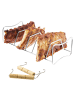 bremermann Spare Ribs- und Bratenhalter 12 x 8 x 28 cm in Transparent