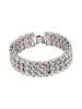 faina Women Crystal-Studded Bracelet in Silver White