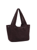 Les Visionnaires Garbriella Shopper Tasche Leder 40 cm in aubergine