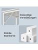 VASAGLE Schreibtisch Barnet in Weiß - (B)120 x (H)76 x (T)60 cm