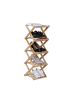 relaxdays Schuhregal in Natur - (B)28 x (H)84 x (T)28 cm