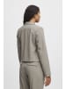 b. young BYDANTA SH BLAZER 4 - HEAVY WOVEN Loose fit in Light Grey Melange