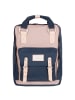 Doughnut Macaroon - Rucksack 14" in light pink x navy