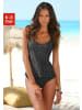 LASCANA Bügel-Tankini in schwarz-weiß
