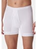 Schiesser Long Short / Pant Original Classics Doppelripp in Weiß