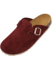 Palado Clogs Kiel Premium Leather in Bordeaux/Beige