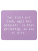 Mr. & Mrs. Panda Mouse Pad Spruch Mit Enttäuschungen umgehen Sto... in Lavendeltraum