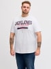 JACK & JONES PLUS T-shirt in Bright White