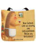 Mr. & Mrs. Panda Shopper Igel Wein Design mit Spruch in Weiß
