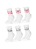 Occulto 6er Pack Retro Tennis Socken Steffi in Pink-Grau