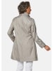 GOLDNER Kurzgröße:  Longjacke in helltaupe