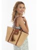 IZIA Shopper Bag in Kamel Beige