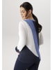Aniston SELECTED Strickpullover in weiß-marine-hellblau