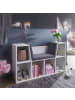 FineBuy Sitzbänk in Weiß / Spanplatte / 102x30x62